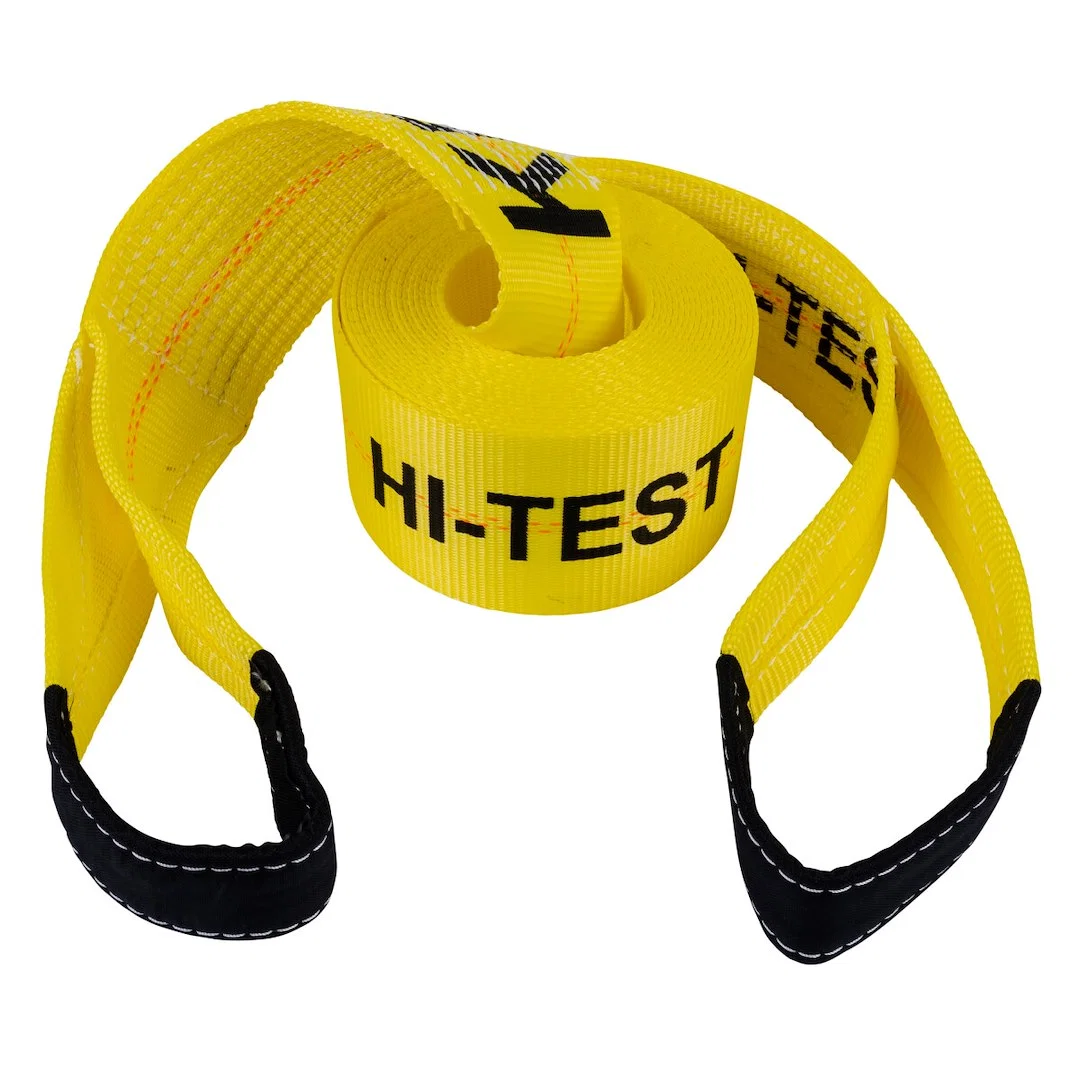 02942 – HAMPTON PROD Recovery Strap, 30 Feet Length X 4 Inch Width Rated To 20000 Pound With Protective Loop Yellow